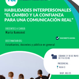 Taller:  “Habilidades interpersonales para una comunicación auténtica” Taller:  “Habilidades interpersonales para una comunicación auténtica”