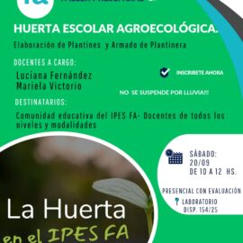 Taller:  “La huerta en el IPES FA” 