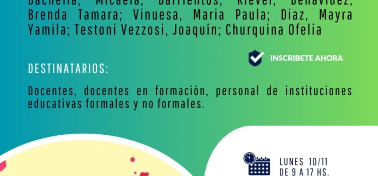 Jornada Taller: “ESI en acción: Re-pensando estrategias para el aula” Jornada Taller: “ESI en acción: Re-pensando estrategias para el aula”