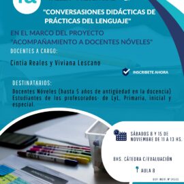 Acompañamiento a docentes nóveles: Conversaciones didácticas de Prácticas del lenguaje Acompañamiento a docentes nóveles: Conversaciones didácticas de Prácticas del lenguaje