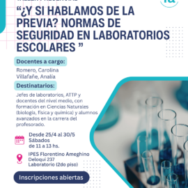 ¿Y si hablamos de la previa? Normas de Seguridad en Laboratorios Escolares ¿Y si hablamos de la previa? Normas de Seguridad en Laboratorios Escolares