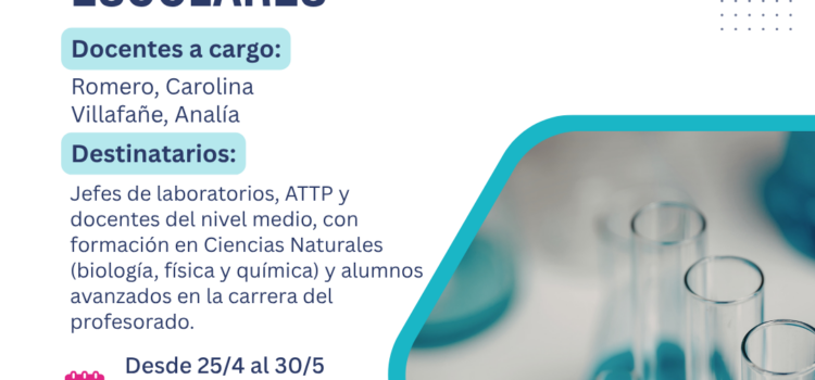 ¿Y si hablamos de la previa? Normas de Seguridad en Laboratorios Escolares