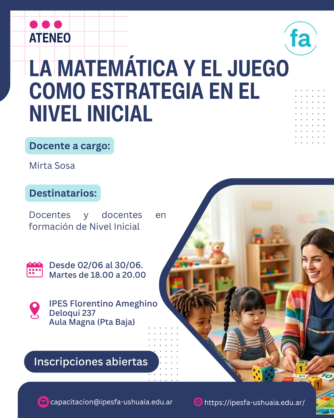 Ateneo: La Matemática y el Juego como estrategia en el nivel inicial ...